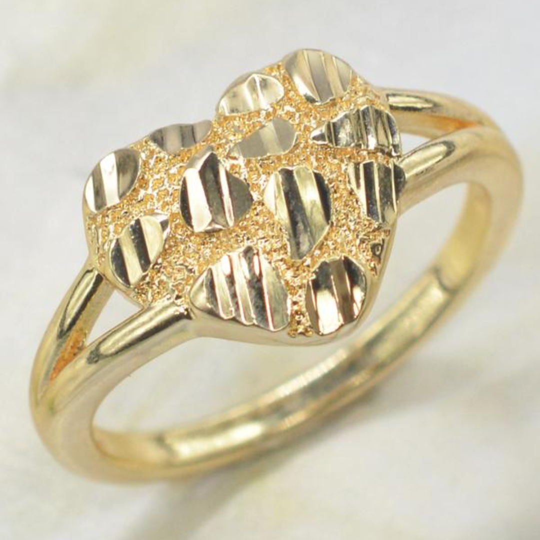 Heart Nugget Ring