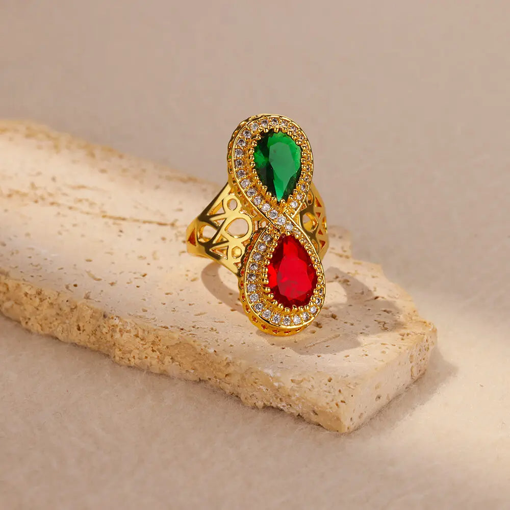 Waterdrop Crown Ring