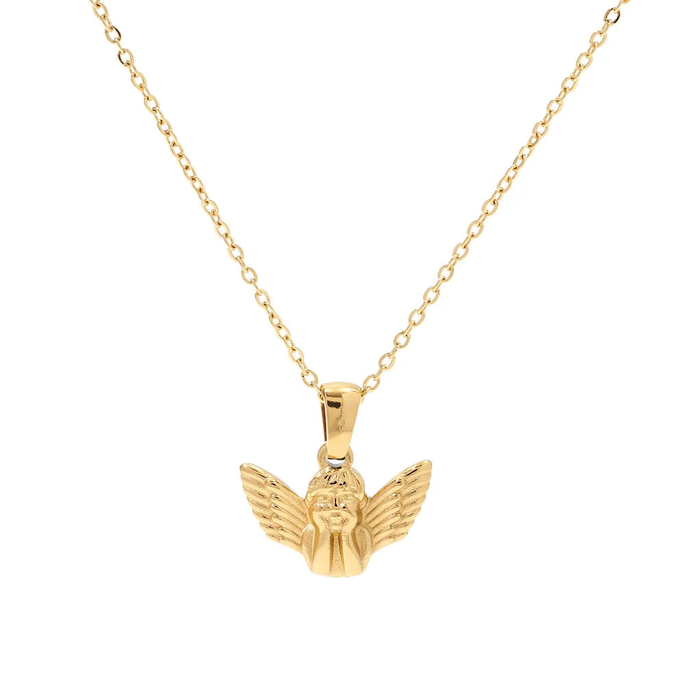 Gold Angel Necklace