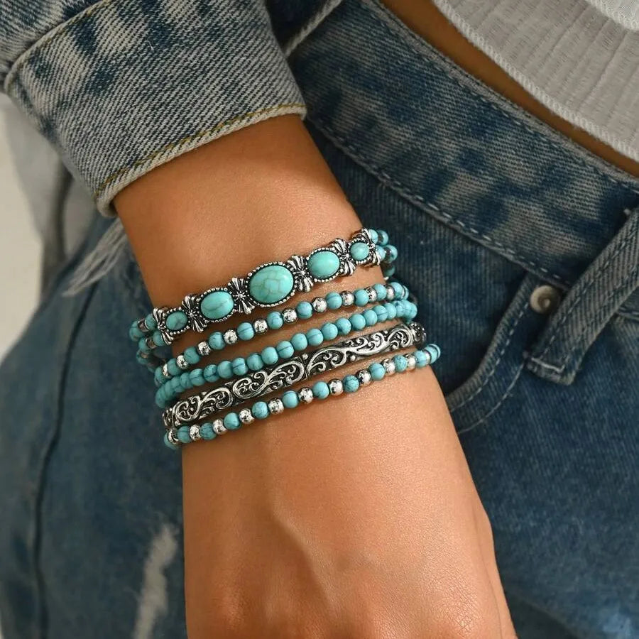 5 PCS Boho Bracelet Set