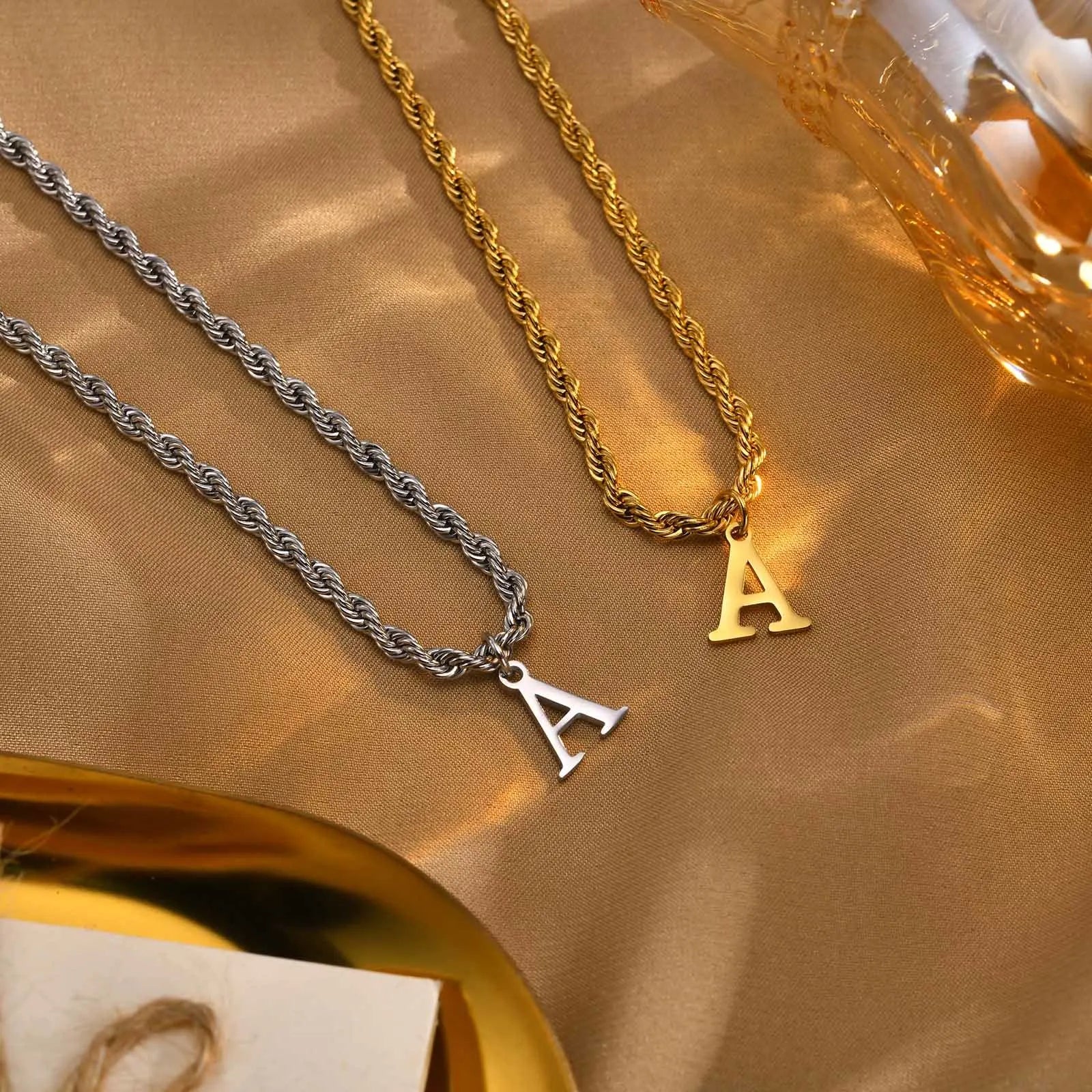 Alphabet Charm Necklace