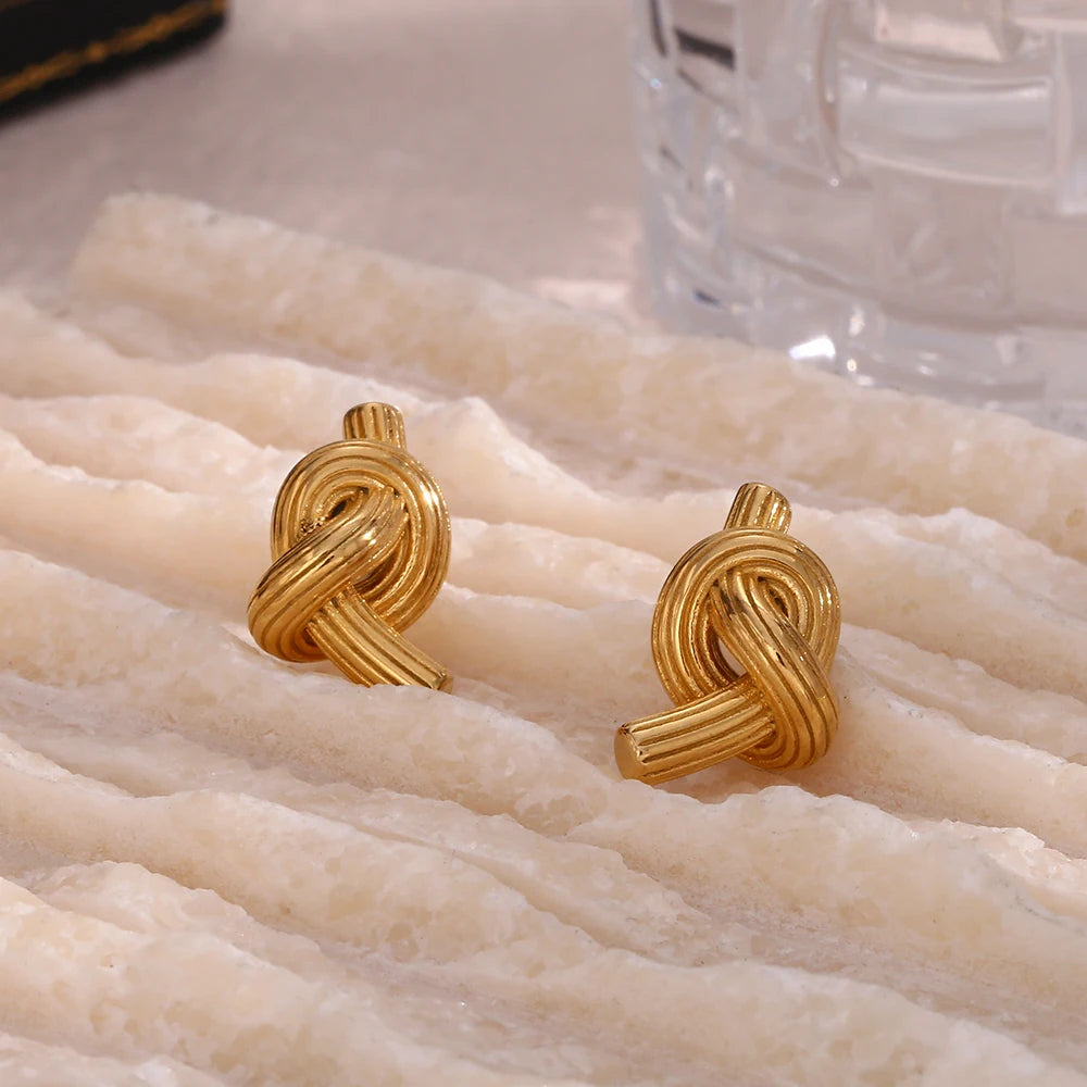 Knot Stud Earrings