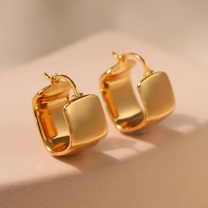 Square Hoop Earrings