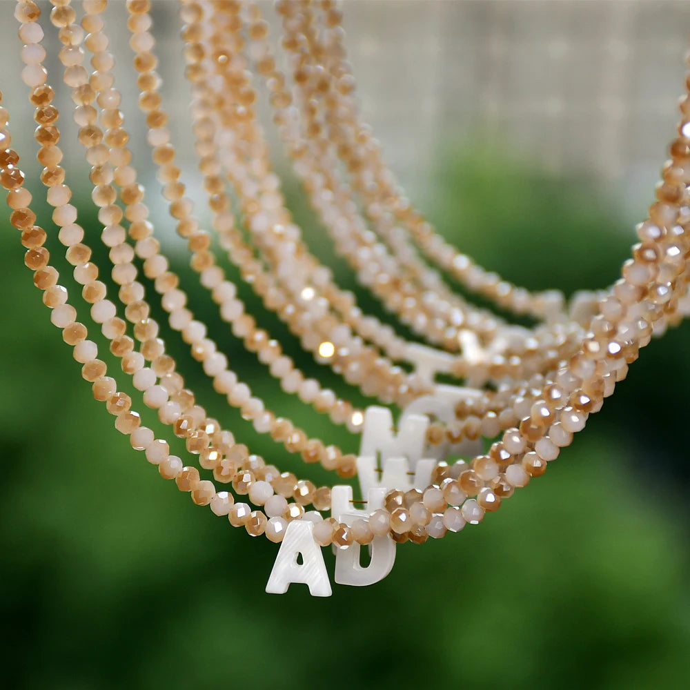 Shell Letter Necklace