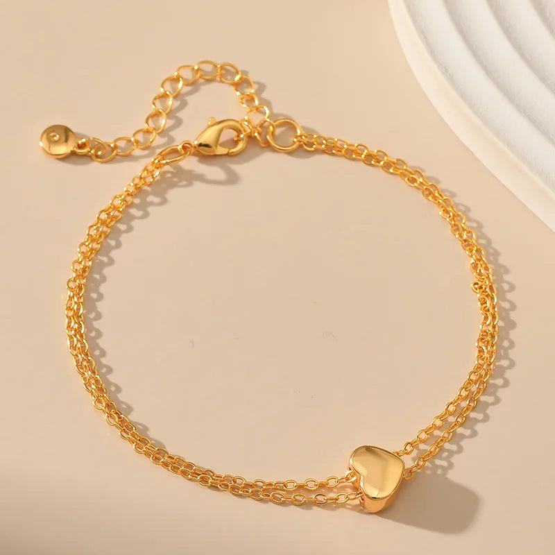 Gold Heart Bracelet