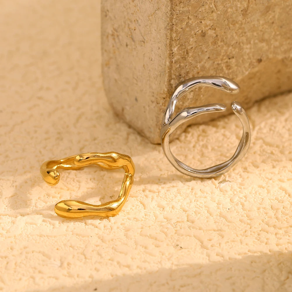 Irregular Lines Ring