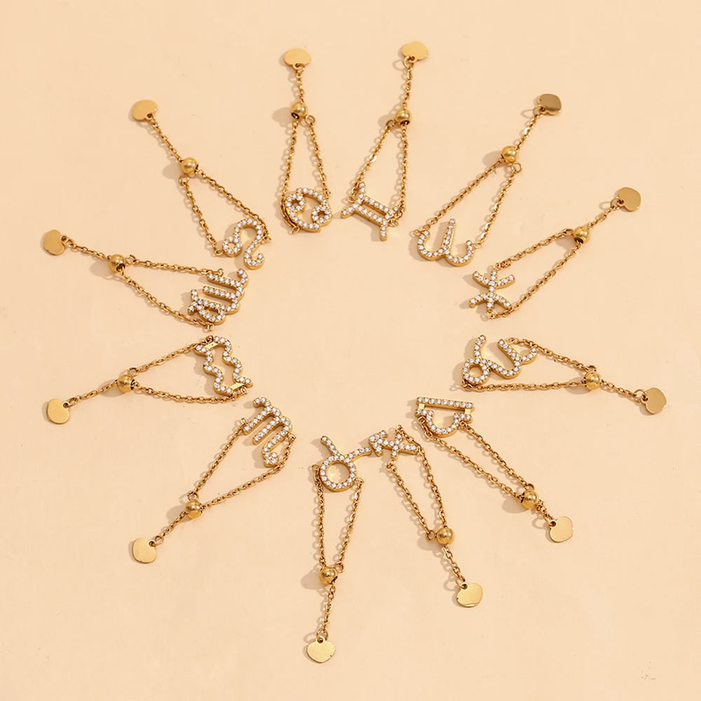 Adjustable Zodiac Sign Ring
