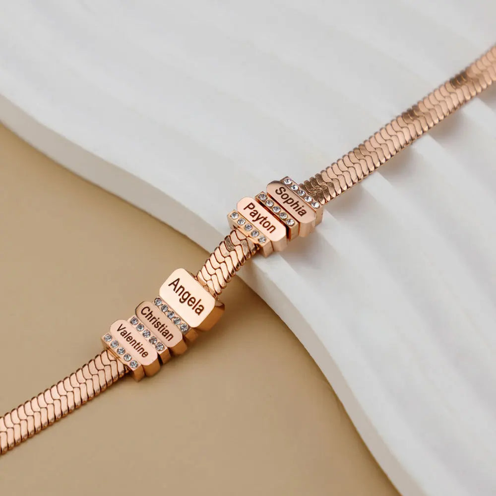 Personalized Name Beaded Bracelet