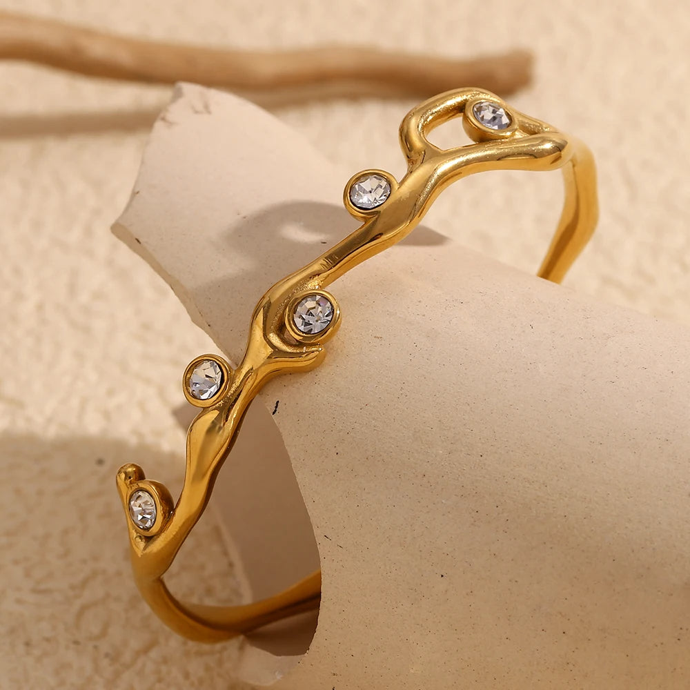 Plated Branches Bracelet
