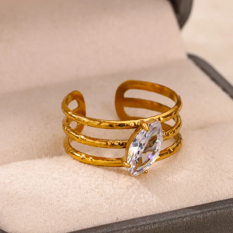 Zirconia Multilayer Ring