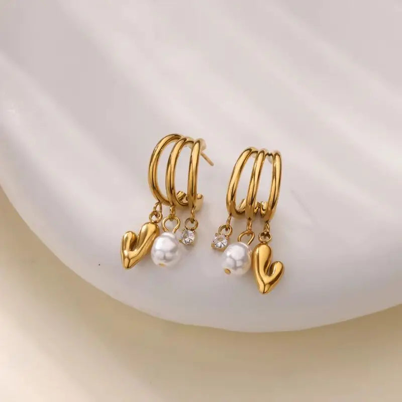 Pearl Dangle Earrings