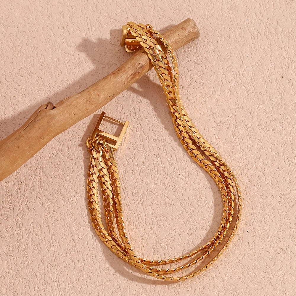 Trilayer Buckle Bracelet