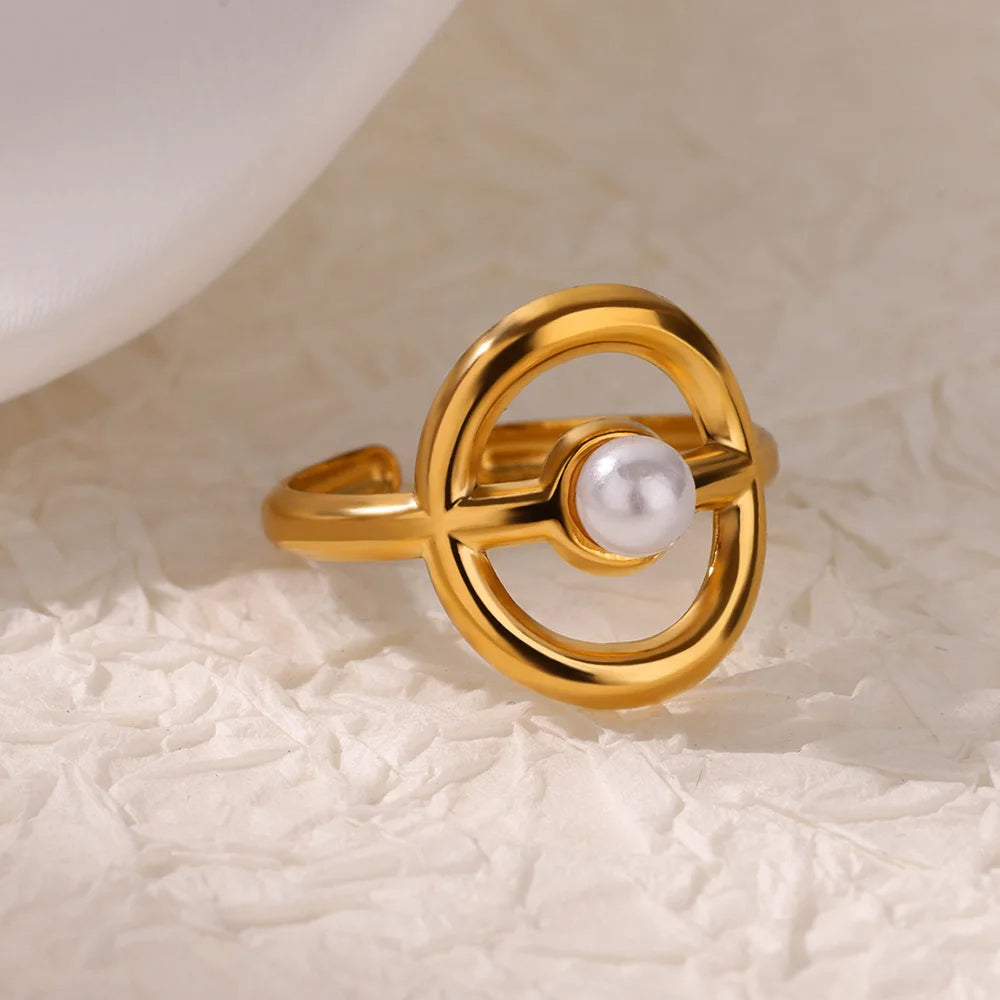 Hollow Gold Ring