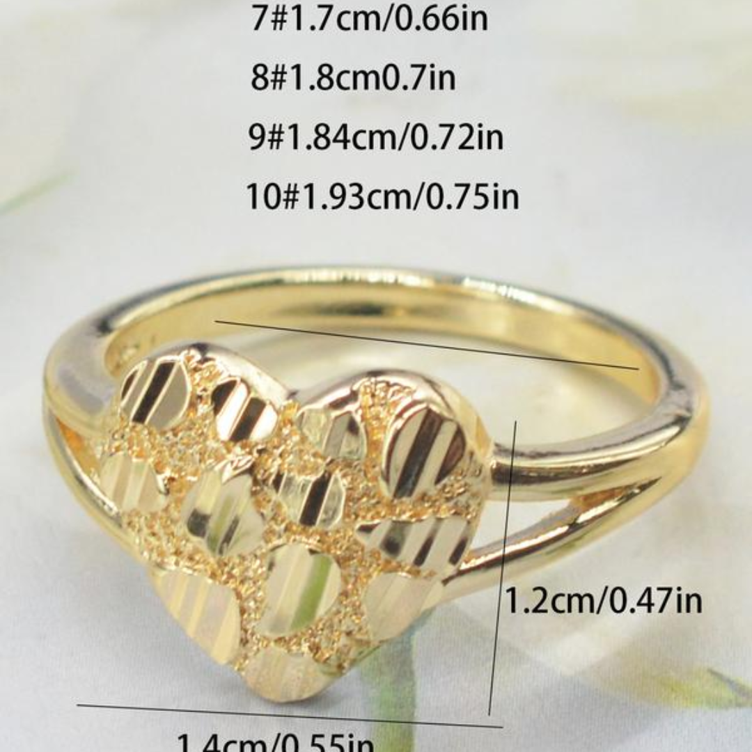 Heart Nugget Ring