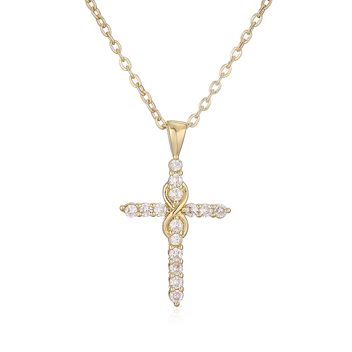 Infinity Cross Necklace