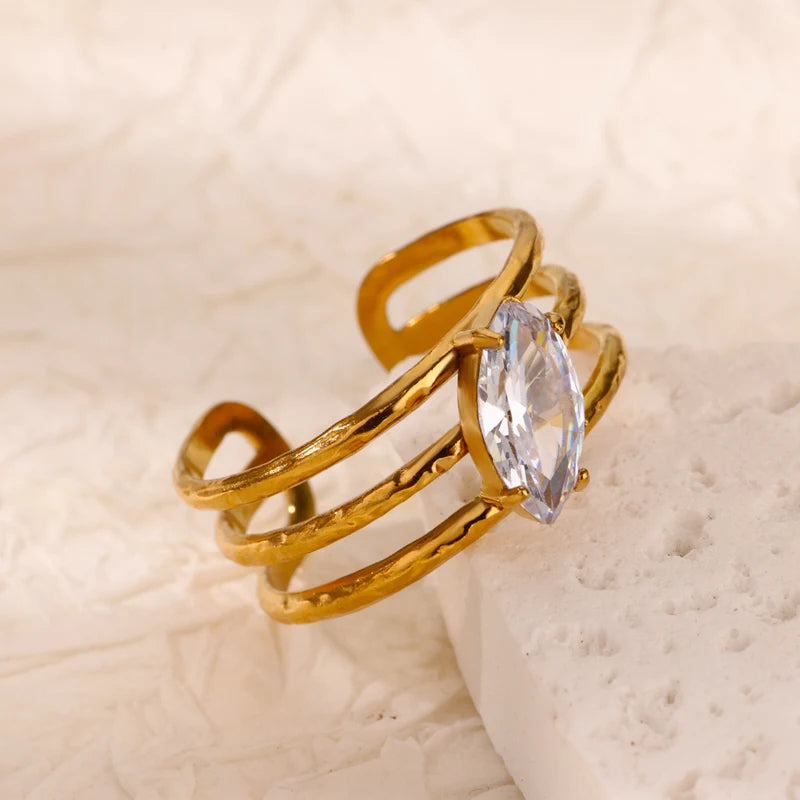 Zirconia Multilayer Ring