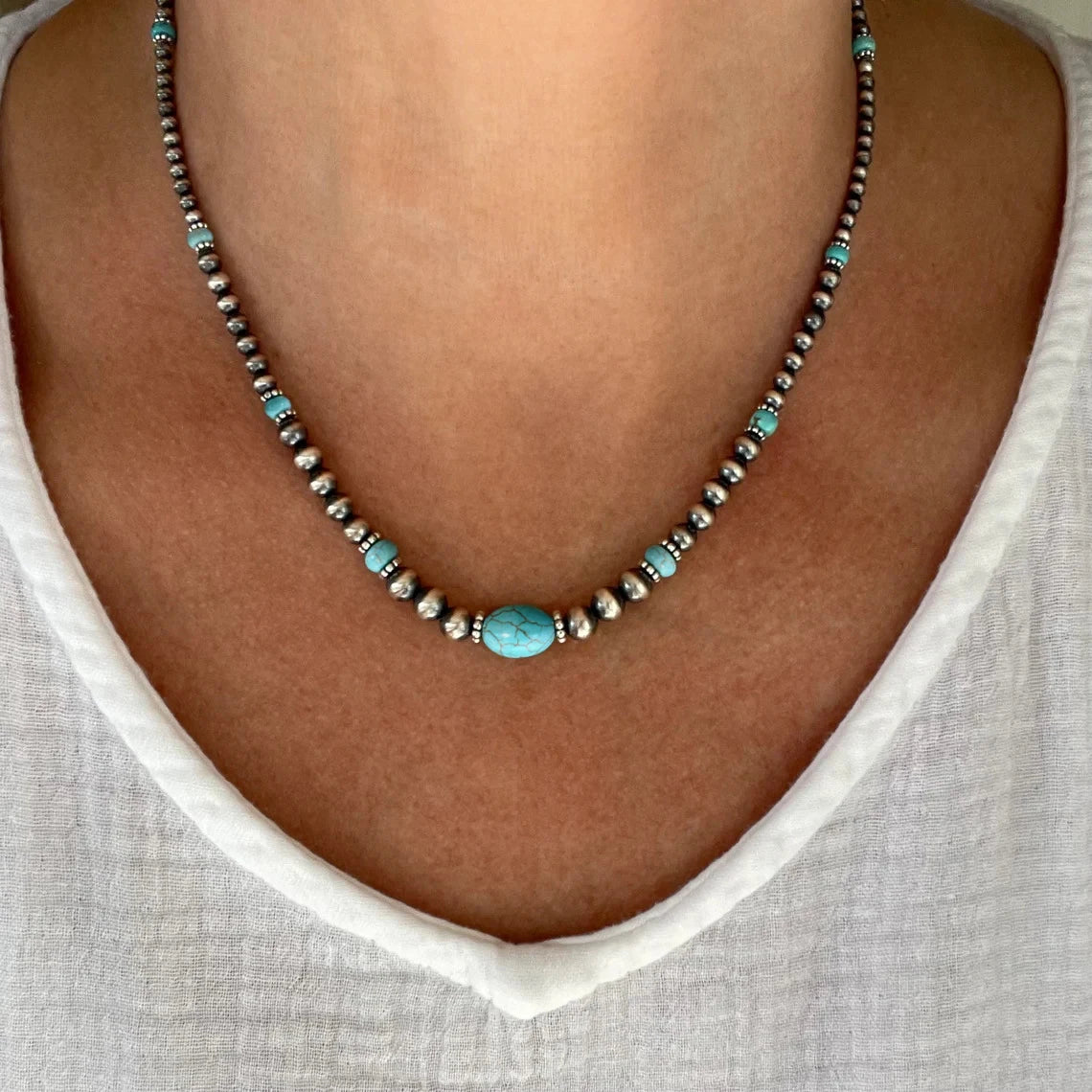 2 PCS Boho Beaded Jewelry Set