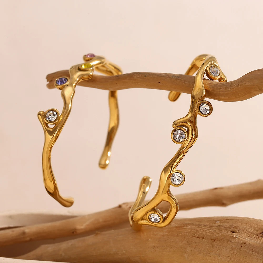 Plated Branches Bracelet