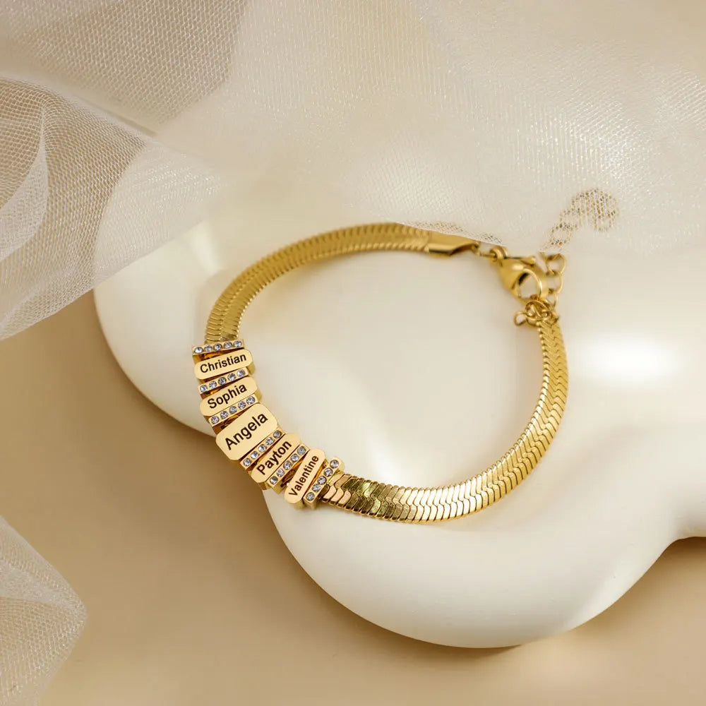 Personalized Name Beaded Bracelet