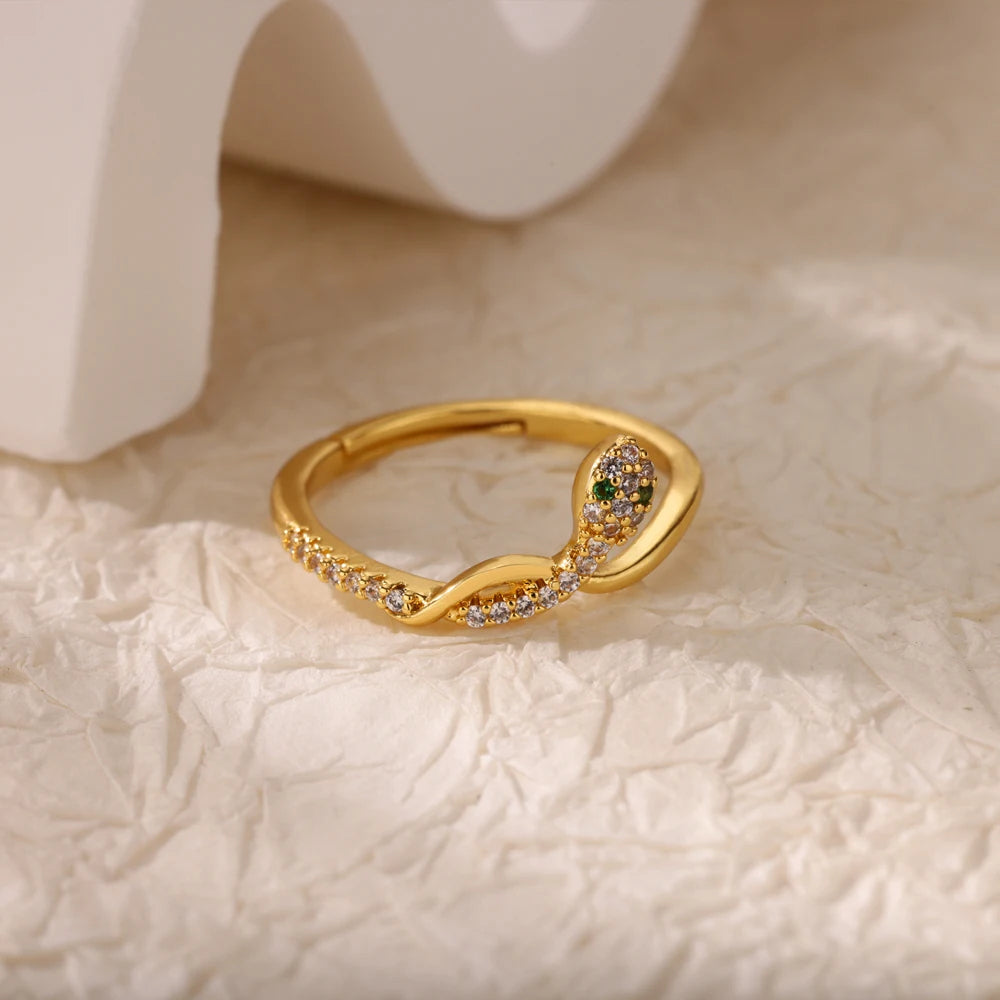 Stainless Steel Snake Ring