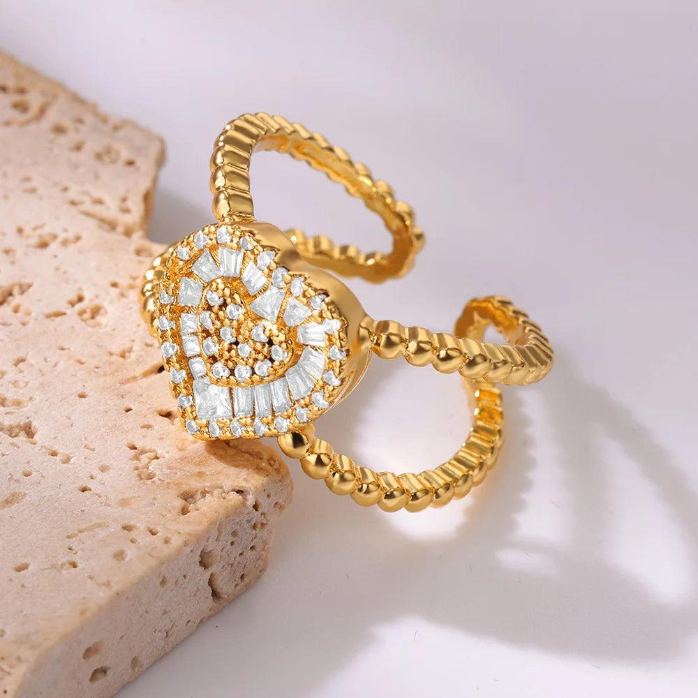 Gold Heart Ring