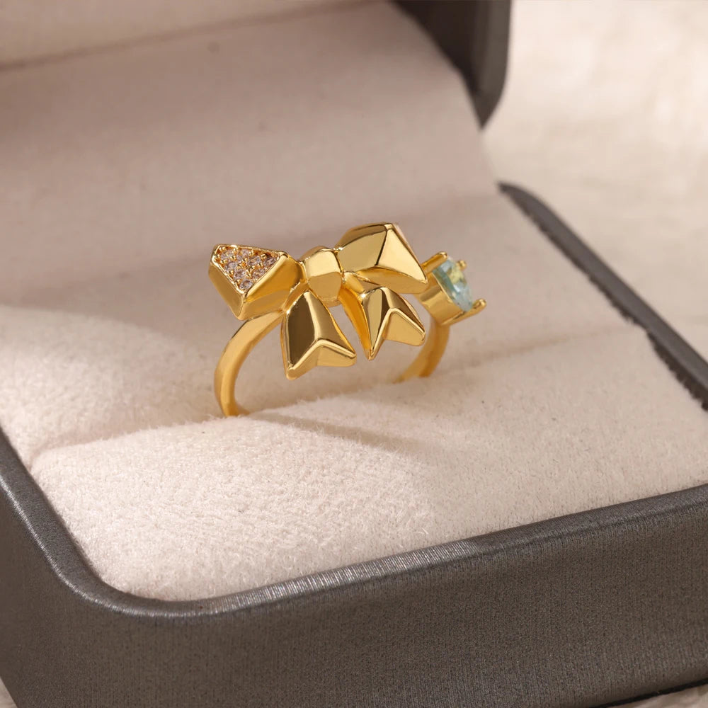 Heart Bow Ring