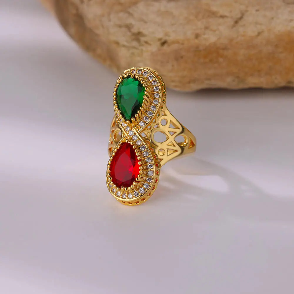 Waterdrop Crown Ring