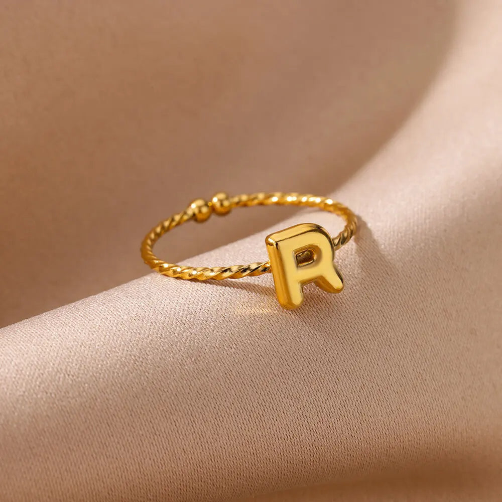 Chunky Balloon Initial Ring
