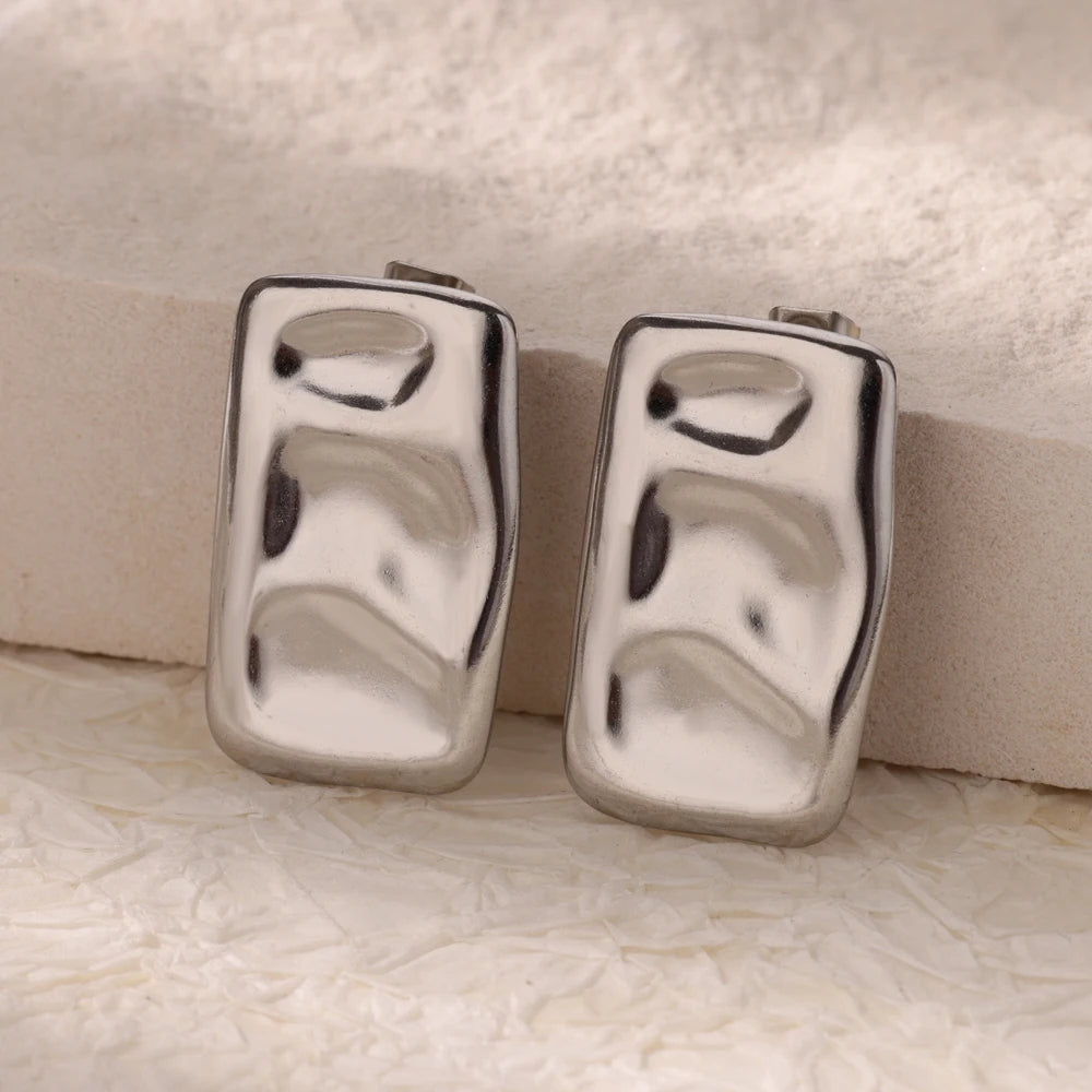 Textured Stud Earrings