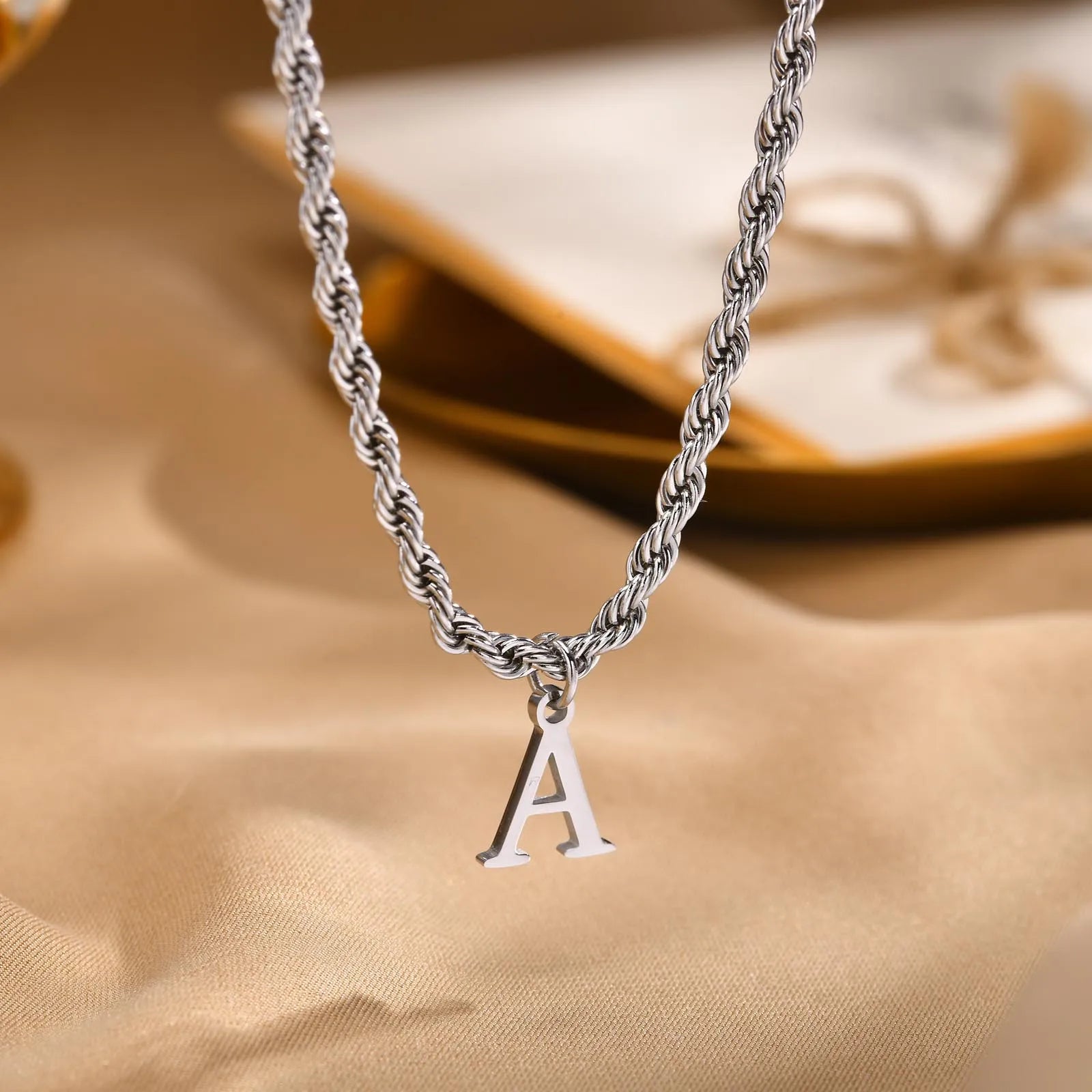 Alphabet Charm Necklace