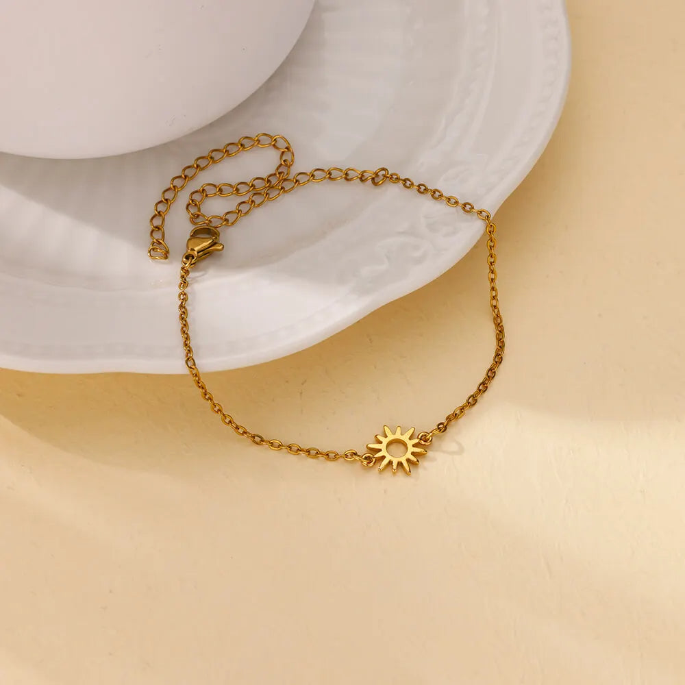 Vintage Sun Ankle Bracelet