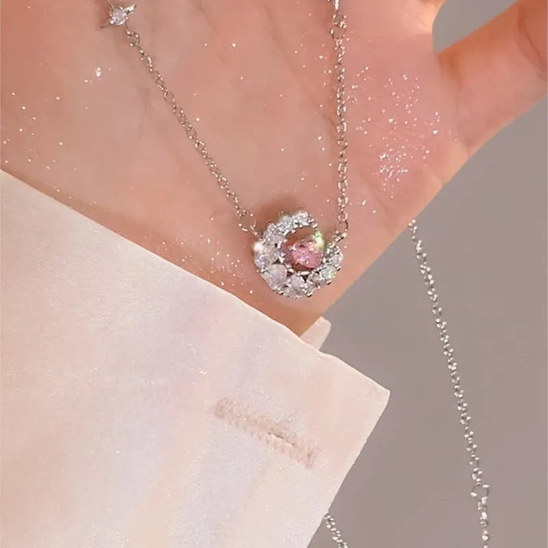 Heart Moon Necklace