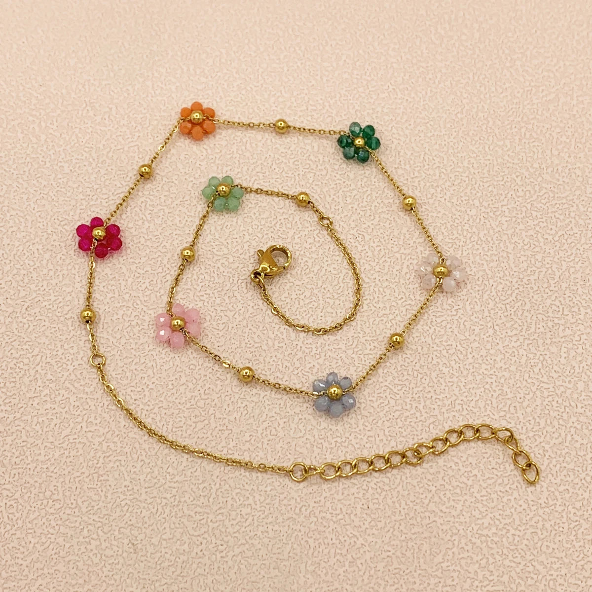 Boho Flower Necklace