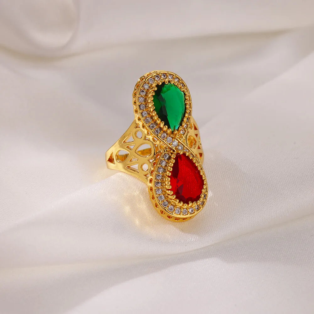Waterdrop Crown Ring