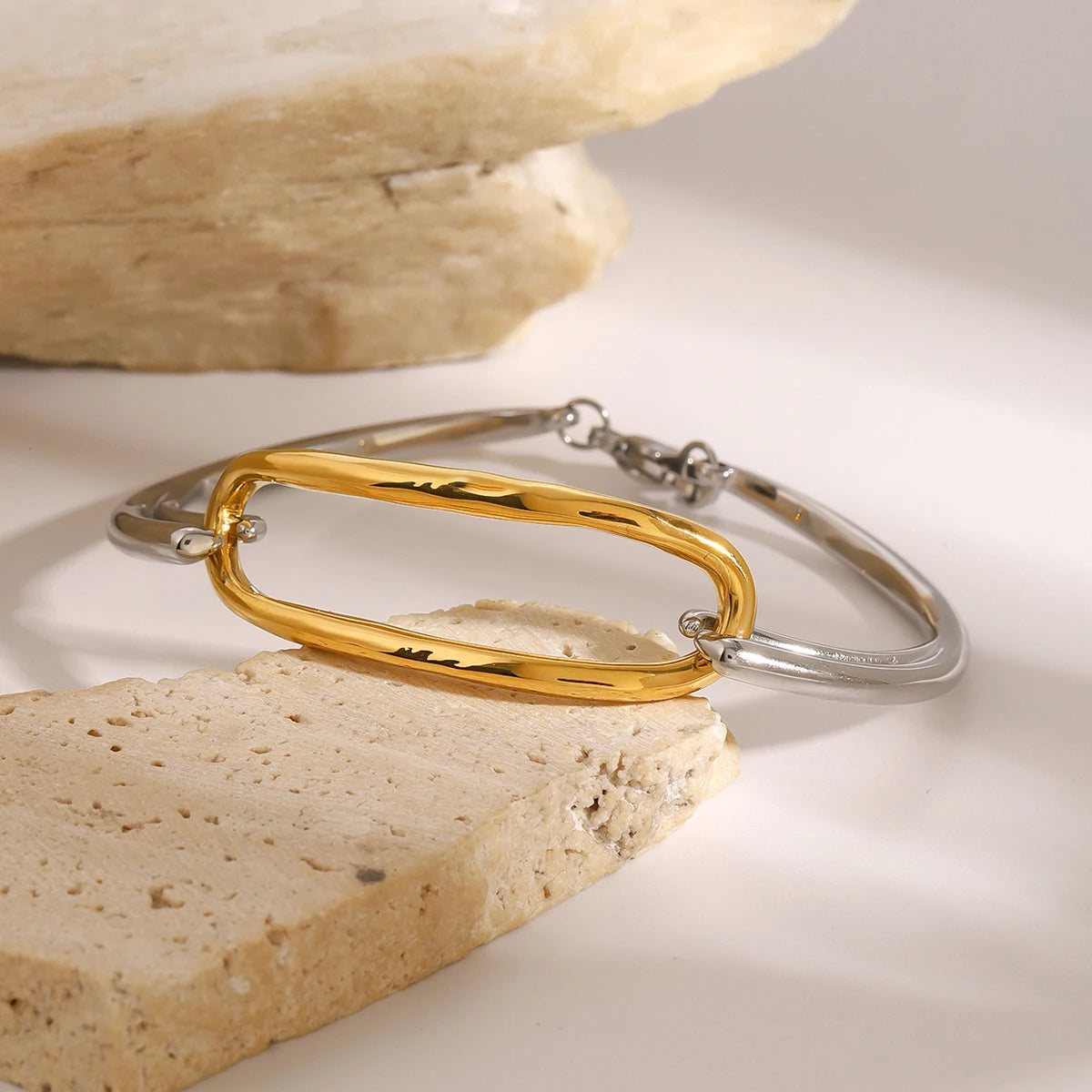 Oval Hollow Bracelet