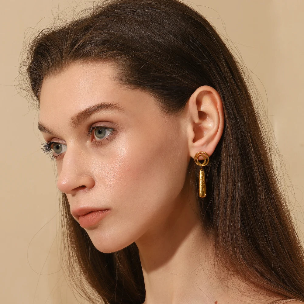 Spiral Stud Earrings