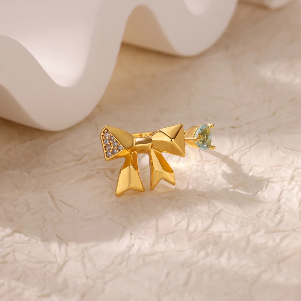 Heart Bow Ring