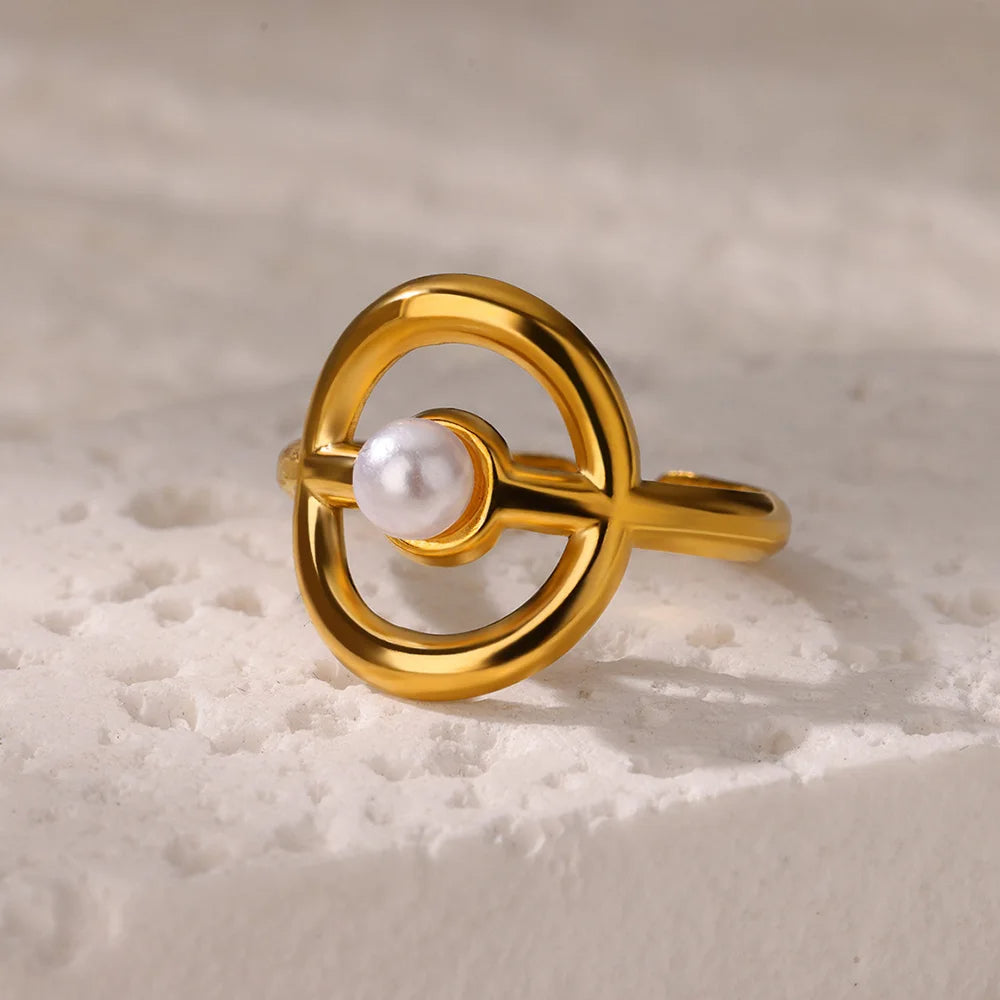 Hollow Gold Ring