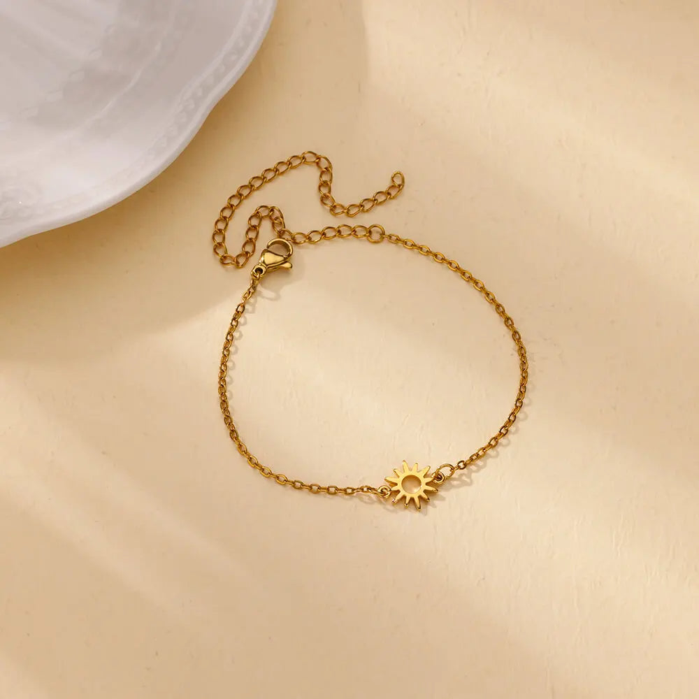 Vintage Sun Ankle Bracelet