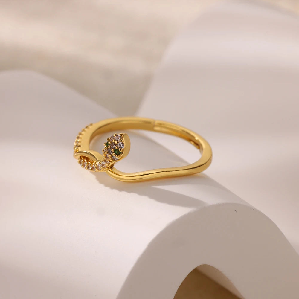 Stainless Steel Snake Ring