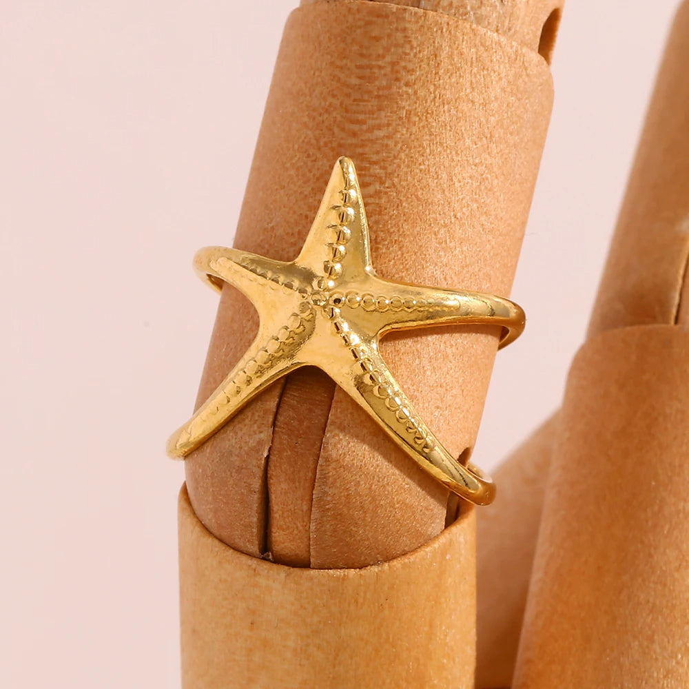 Double Layer Starfish Ring