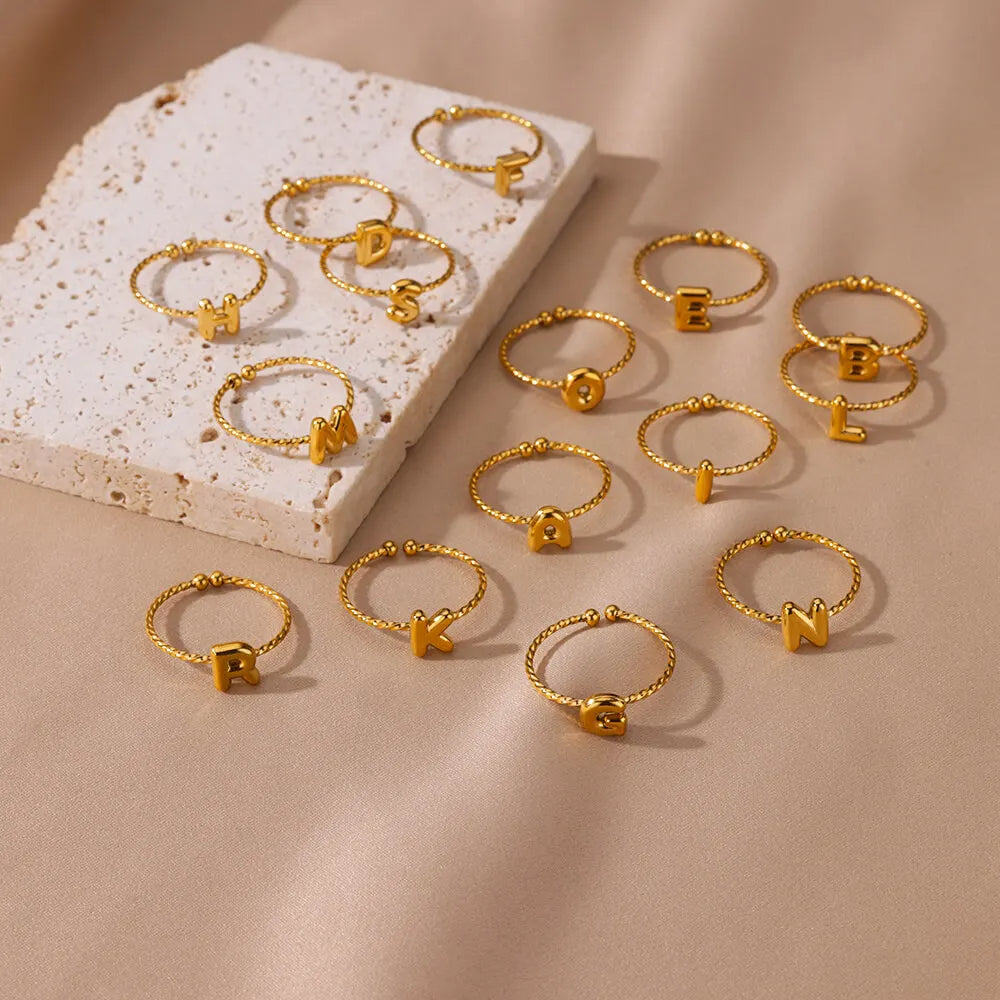 Chunky Balloon Initial Ring
