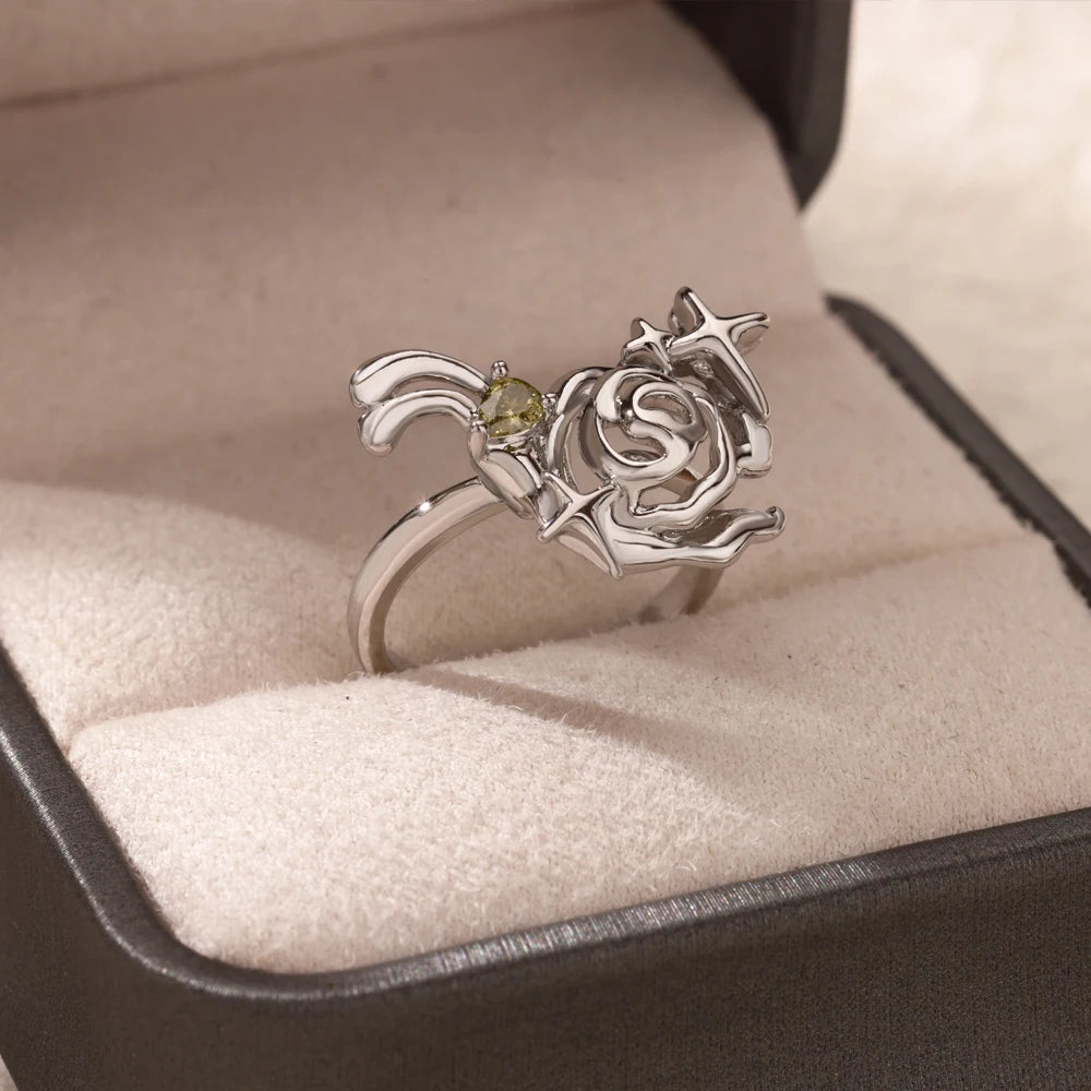 Zircon Rose Ring
