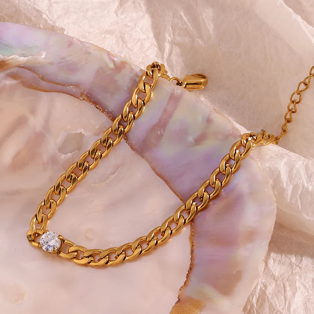 Zircon Waterdrop Bracelet