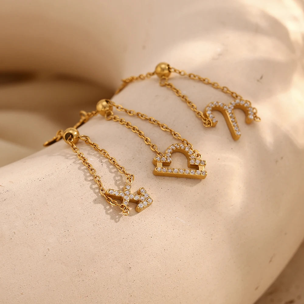Adjustable Zodiac Sign Ring