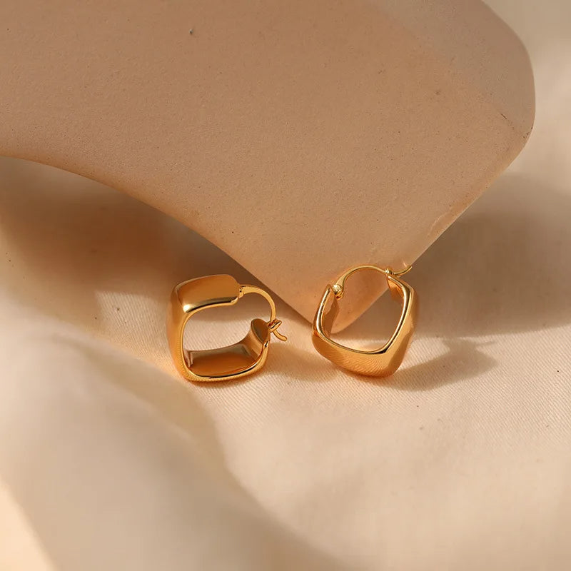 Square Hoop Earrings