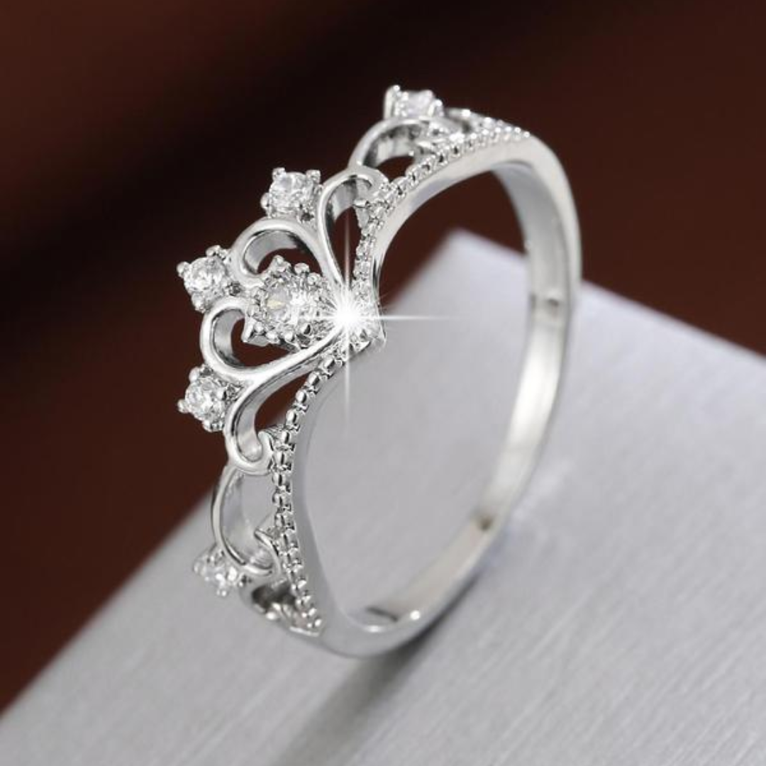 Elegant Crown Ring