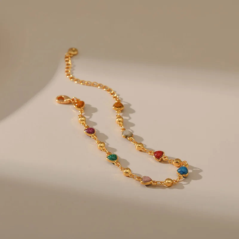 Colorful Heart Bracelet