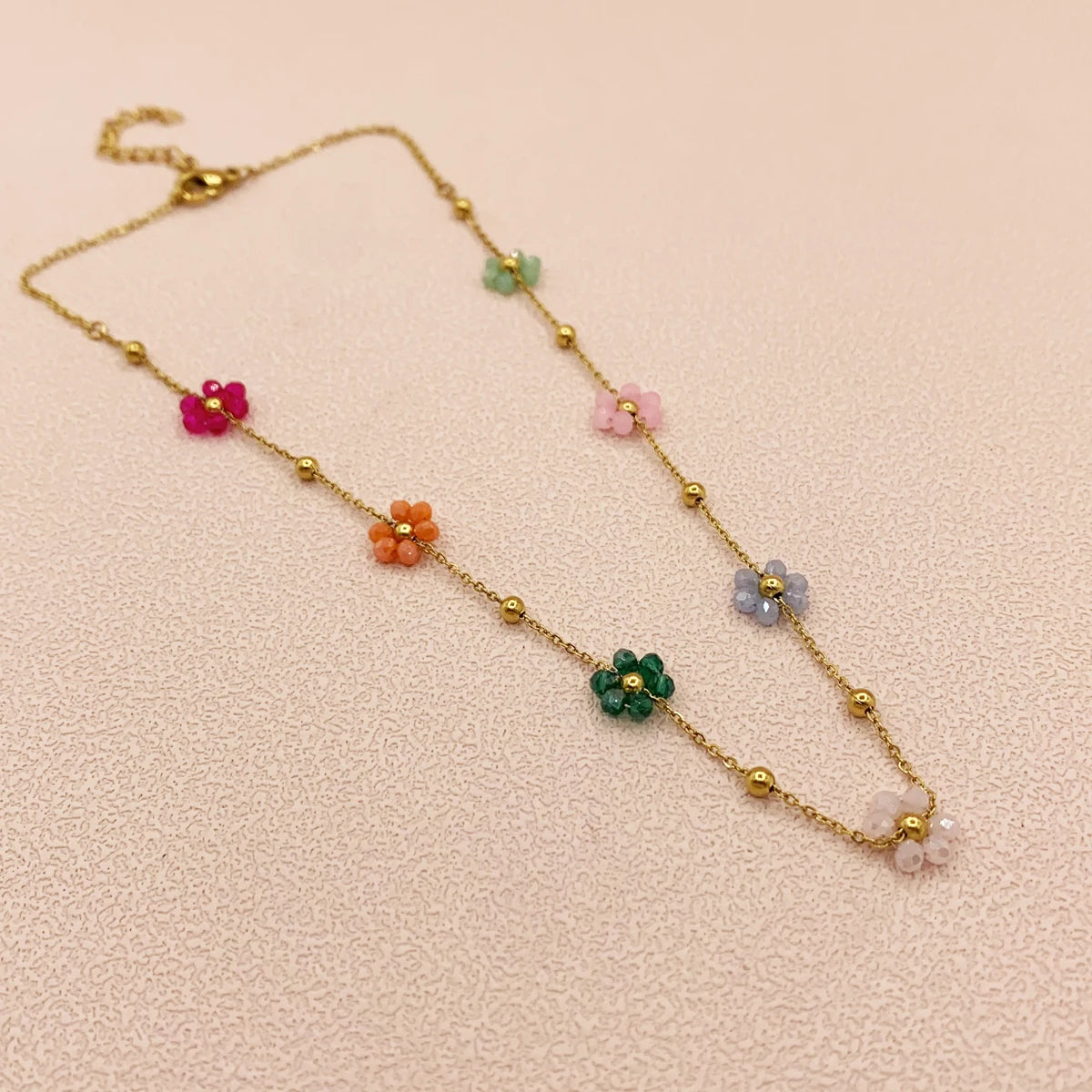 Boho Flower Necklace