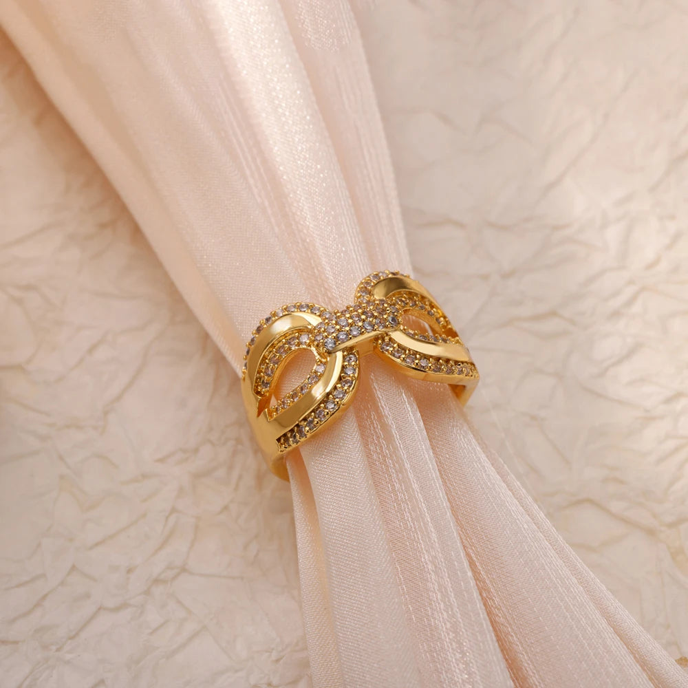 Zirconia Knot Ring